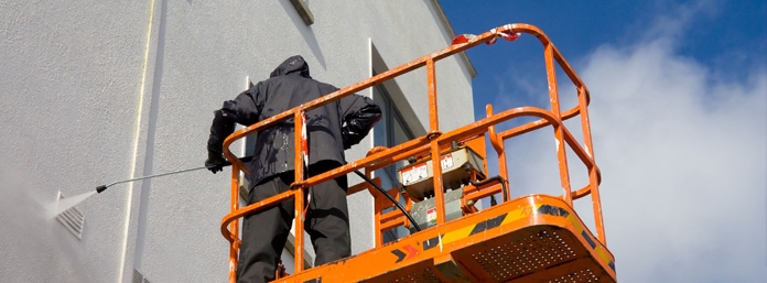 building washing